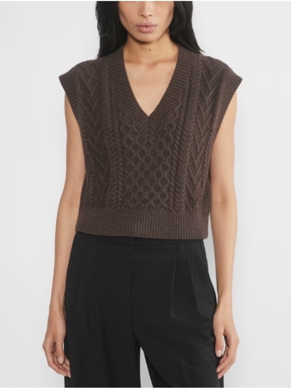 Babaton Emporia Merino Wool Sweater Vest